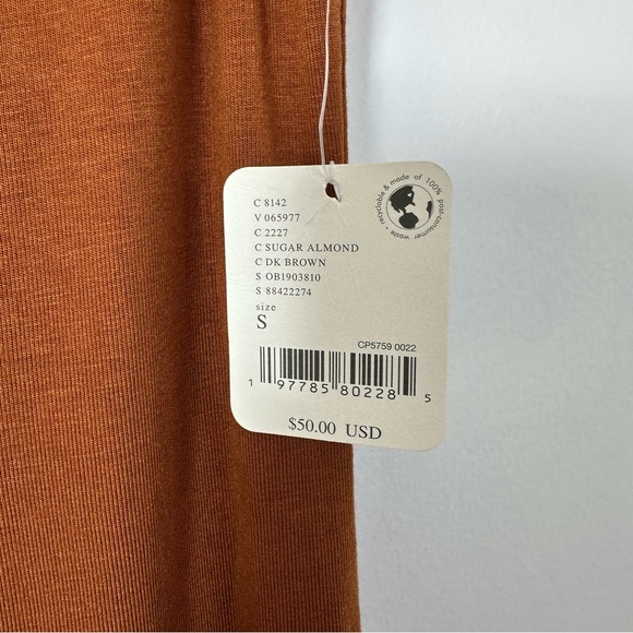 Free People Beach Essential Slim Mini Dress Brown Size S NWT - Picture 5 of 8